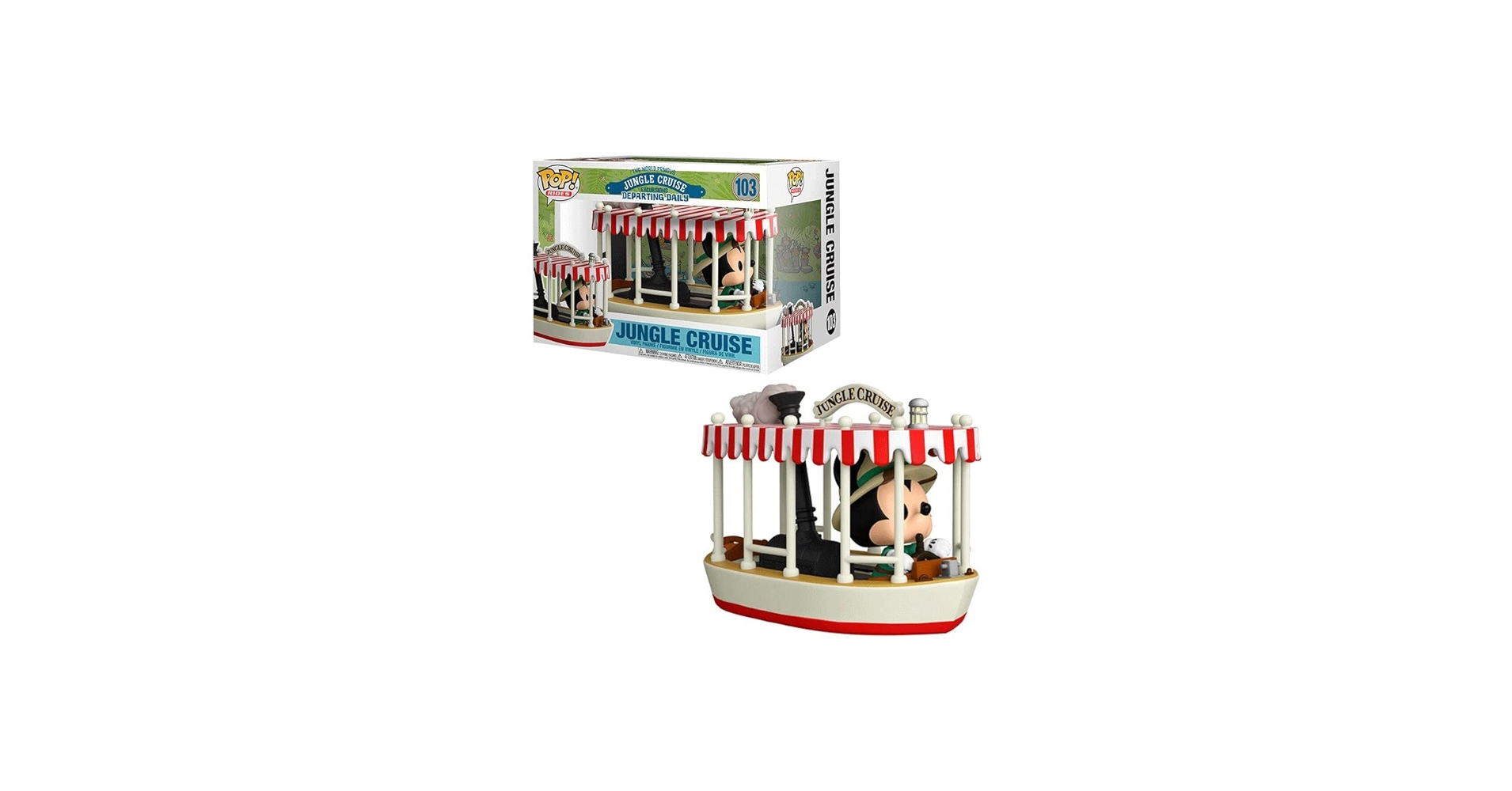 Amazon.com: Funko Pop! Rides: Jungle Cruise - Skipper Mickey