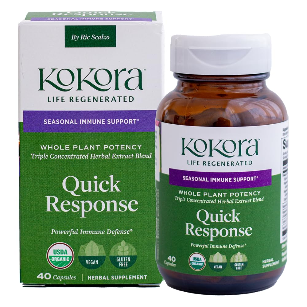 kokora Quick Response Immune Support with Andrographis, 40 Capsules