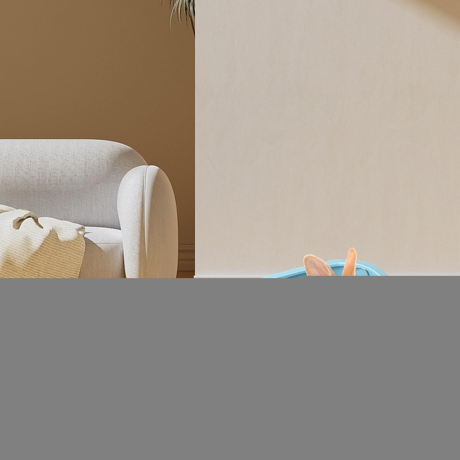 Ecktoilette für kleine Haustiere – Käfig-Ecktoilette, Kaninchentoilette, abnehmbarer Draht, Pentagon-Form, für den Innenbereich, kleine Haustiere, Töpfchentrainer für Chinchilla, Ente