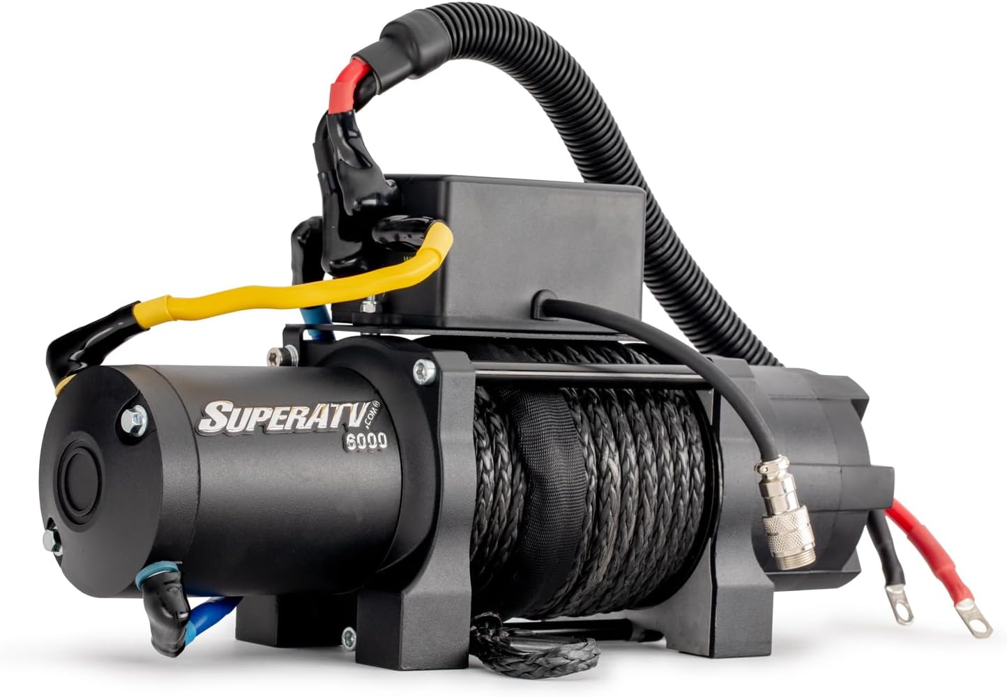 SuperATV 4500 lb. Ready-Fit Winch for 2020+ Polaris General XP 1000 | 266.1 Gear Ratio | 3/16 Inch Steel | Plug-and-Play Installation