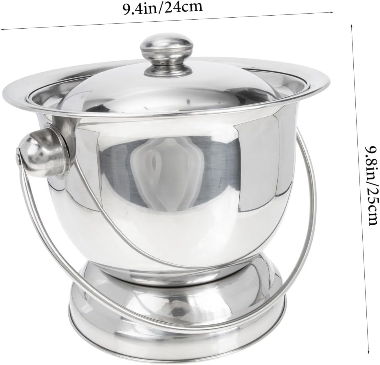 Stainless Steel Urinal with Handle and Lid for Adults and Boy Girl Portable Pee Bottle for Travel Hospital Camping and Emergencies and Easy to Carry