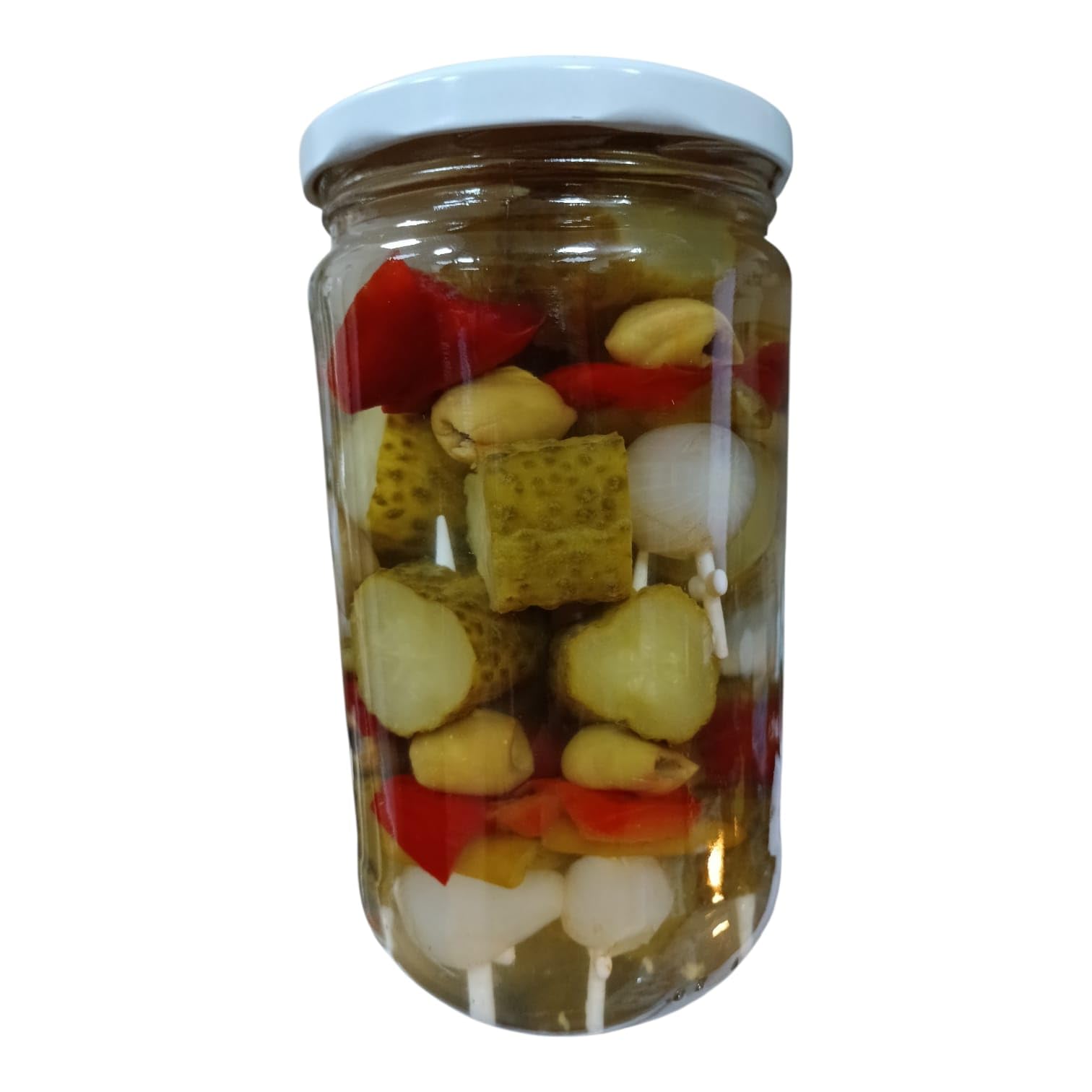 Banderillas de Encurtidos Extra 830g | Aceitunas, Pepinillos, Cebollitas y Guindillas | Aperitivo Tradicional Español | Ideal para Tapas, Picoteo y Aperitivos