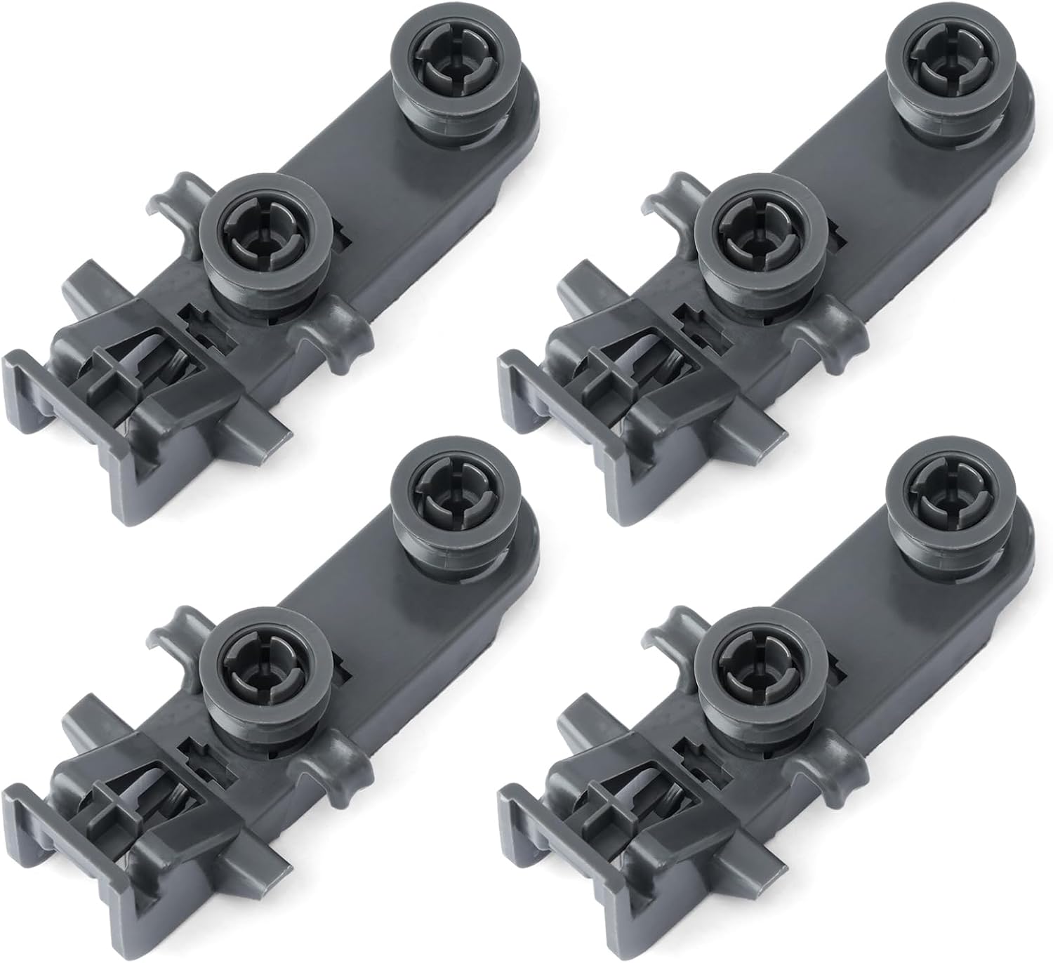 4Pcs W10350401 Dishwasher Dishrack Roller Wheels Replacement for Whirlp for KitchenAid for Kenmore Dishwasher Top Rack Wheel Replace AP6020157 W10195336 W10410552 W10434691 WPW10350401VP