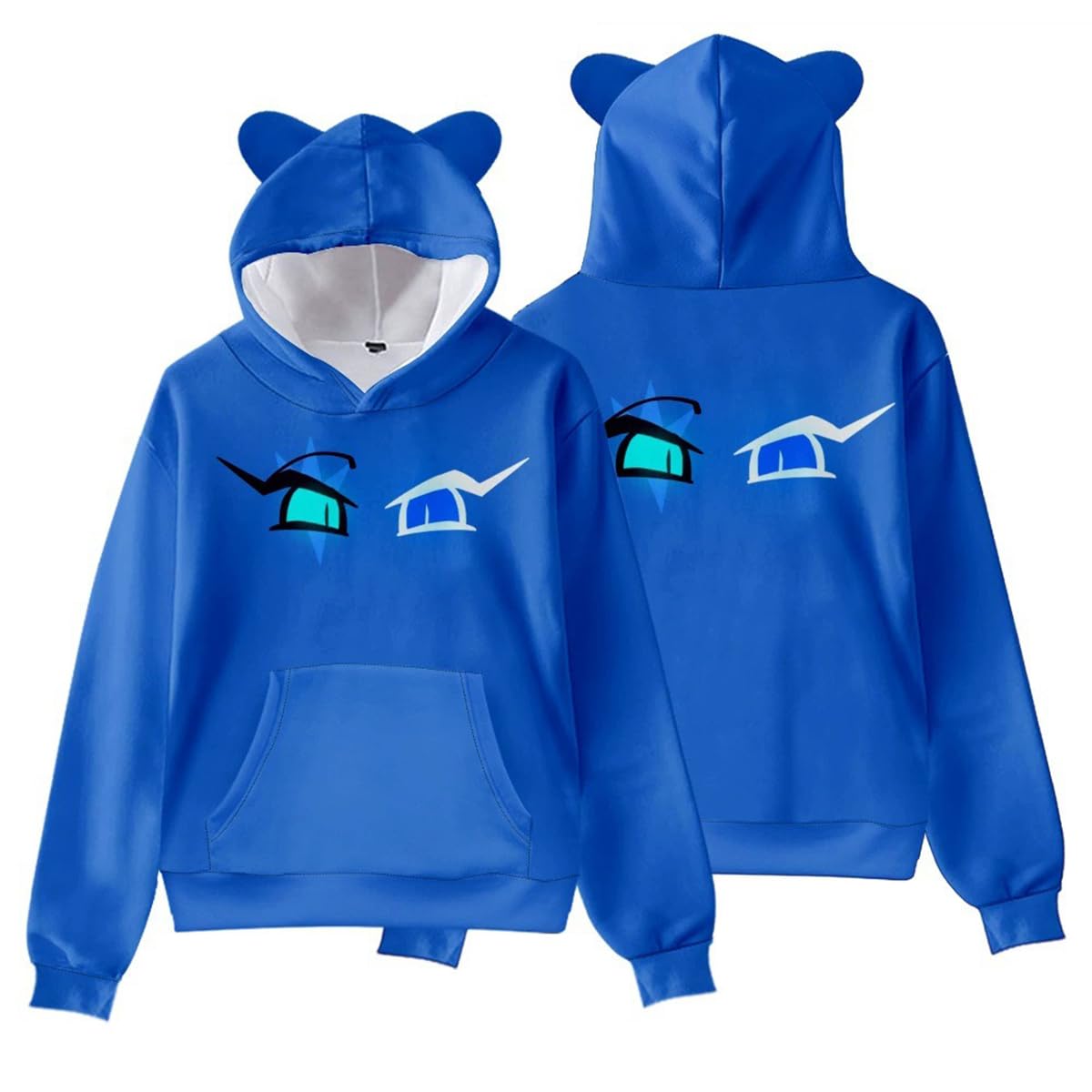 Shadow Milk Cookie Hoodie Halloween 3D Figure Shadow Milk Cookie Pullover Style5 Large