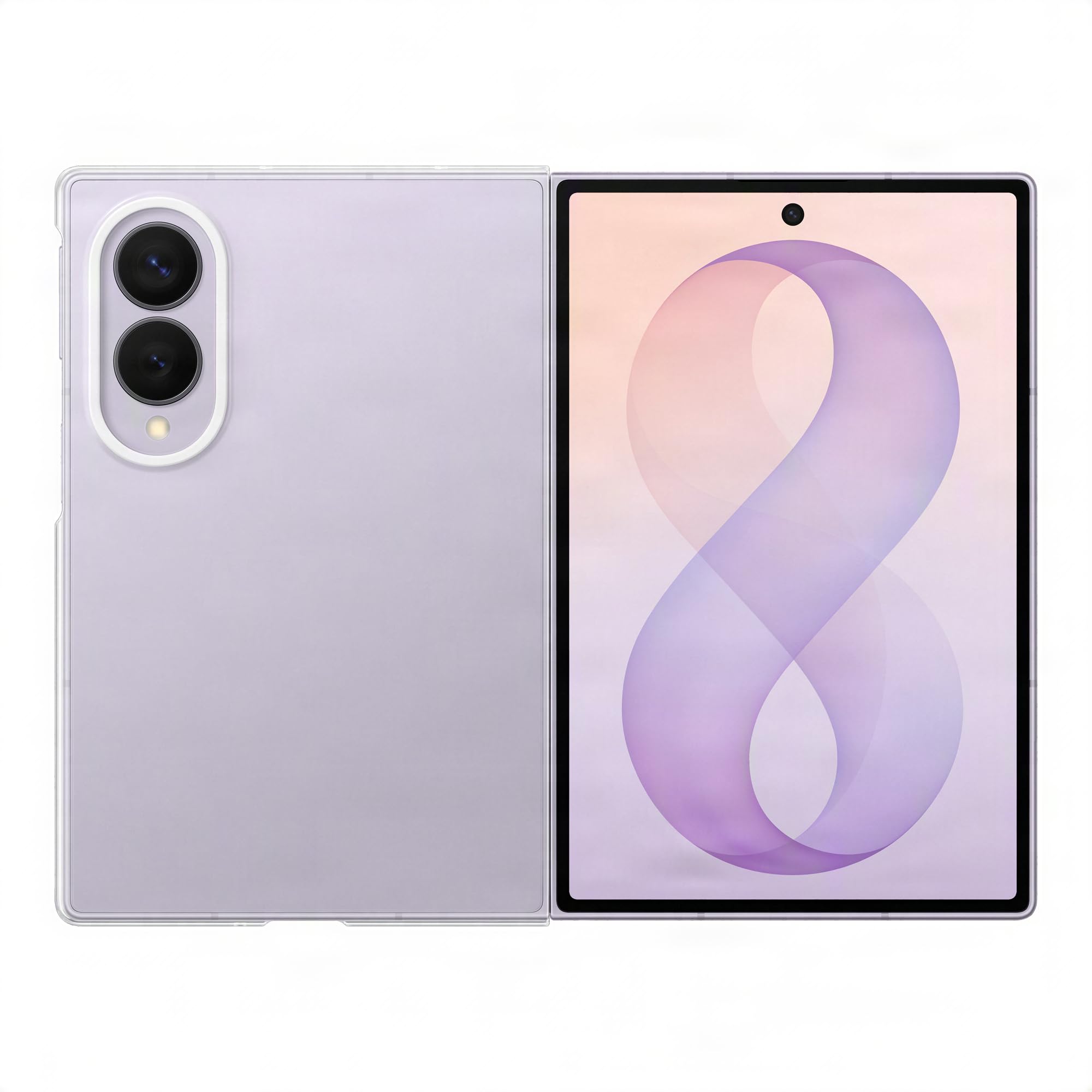 Samsung Official Clear Case for Galaxy Z Fold8 Transparent