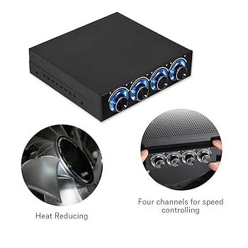 Amazon | Richer-R コンピュータファンコントローラ 4チャンネル