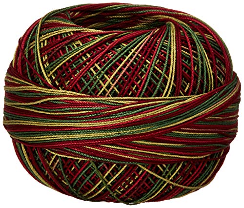 Hilo de algodón Lizbeth 210 yardas 25g color Cranberry miniatura 1