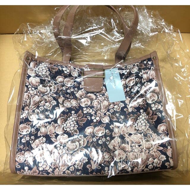 Amazon.co.jp: メゾンドフルール カノン ゴブラントート ネイビー  