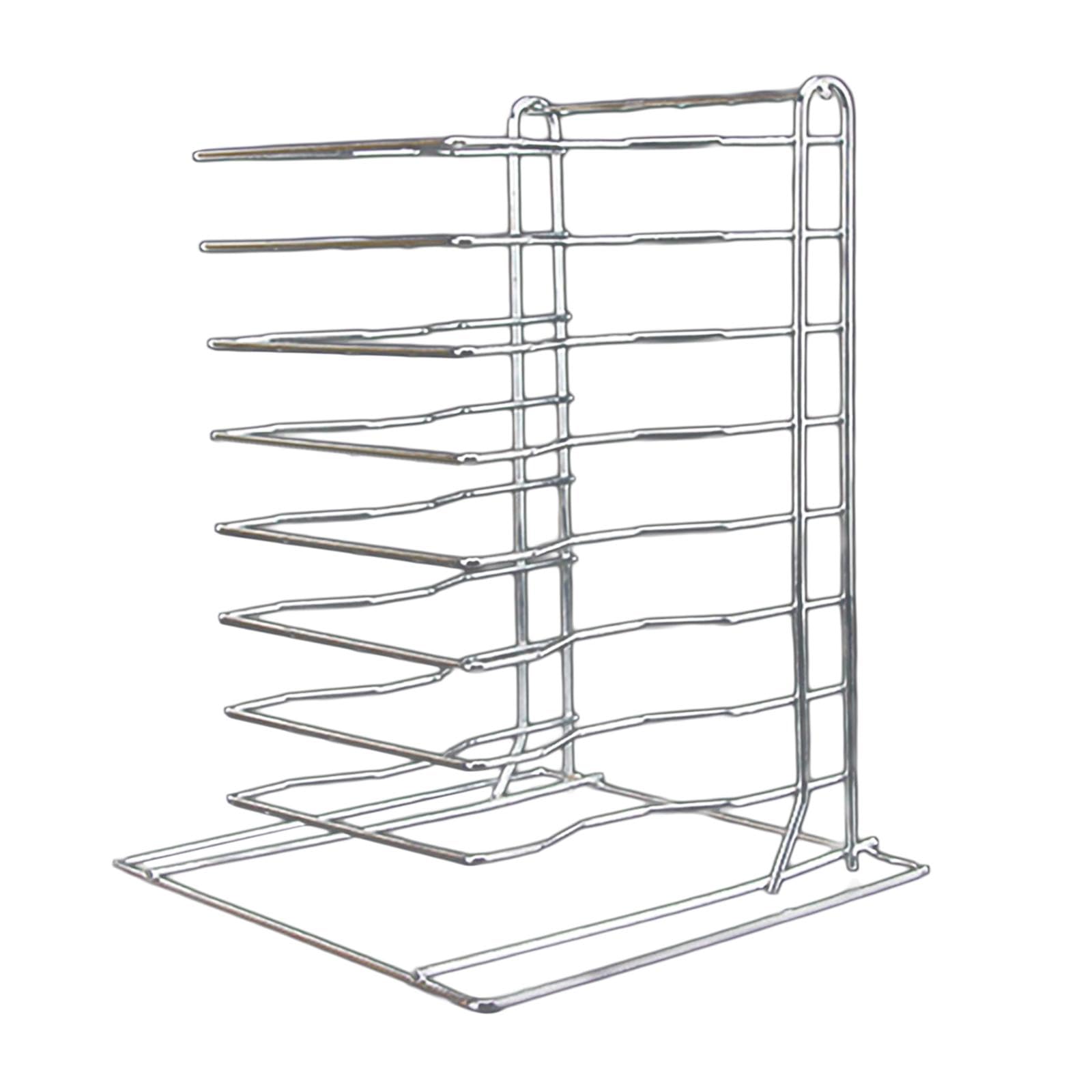 Rejilla para Enfriar Pizza, Estante de Refrigeración Portátil Multiusos para Almacenamiento de Cocina y Camping- 8 Capas