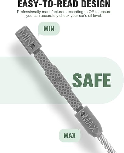 Miniatura 4 de SCITOO Varilla de medición de motor de aceite de 22.72 pulgadas para Audi A4 2005-2009, para Audi A4 Quattro 2005-2009