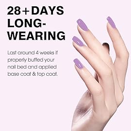 CANNI Purple Wisteria Nail Gel Polish - High Gloss Soak Off UV LED Gel, Long-Lasting Salon Manicure DIY Nail Art Gel Polish For Women