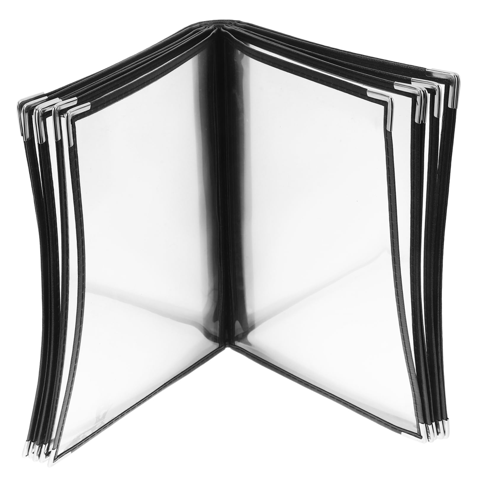 GLEAVI Cubiertas De Menú Transparentes De Pvc Con Para Restaurantes Bares y Cafés y Elegantes Diseño De Esquinas Para Protección