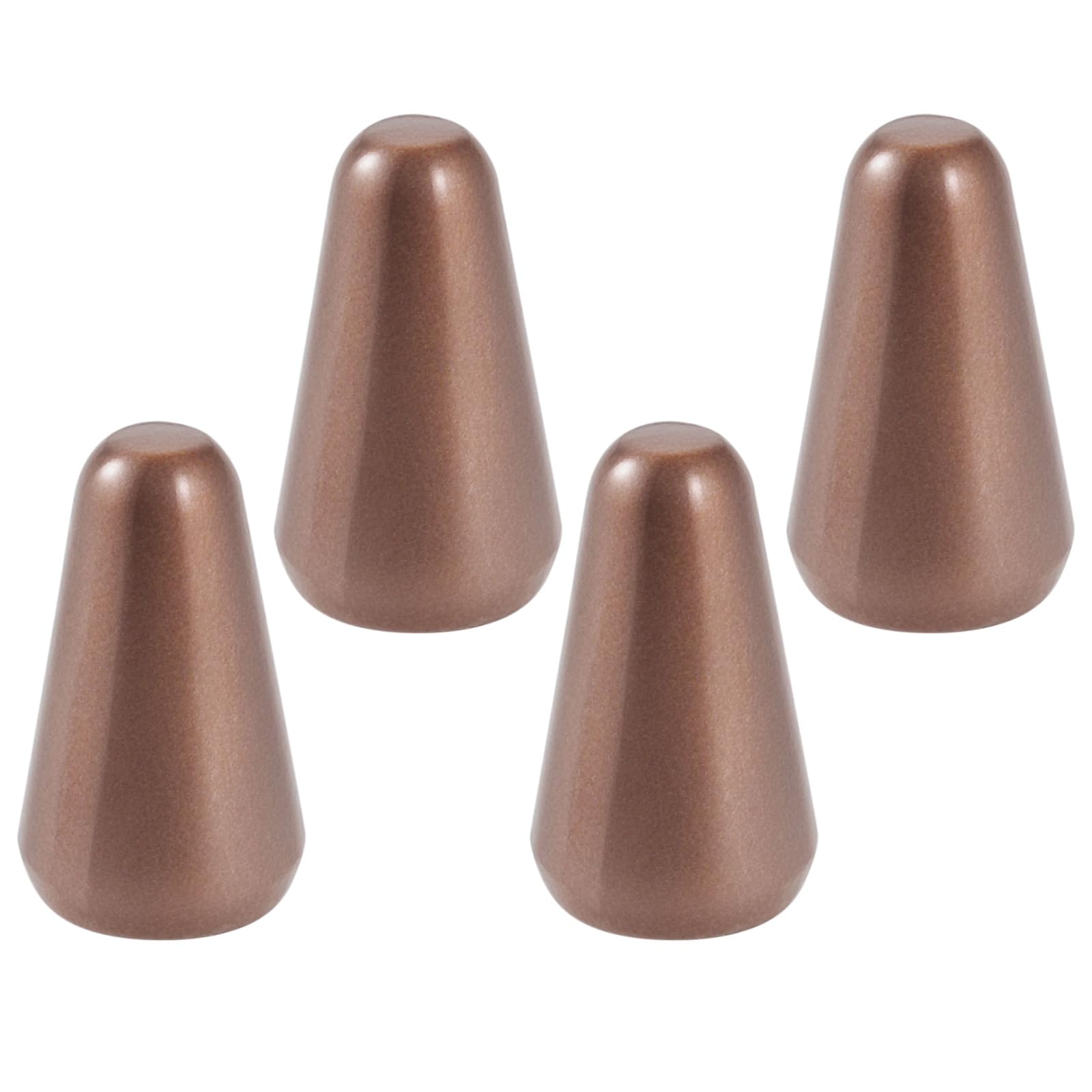 LT Easiyl 4pcs Guitar 5 Way Pickup Switch Tip Metal Switch Knob Compatible with Fender Strats Compatible with ST Guitars Compatible with Oak Grigsby Switch (Antique Copper Red)