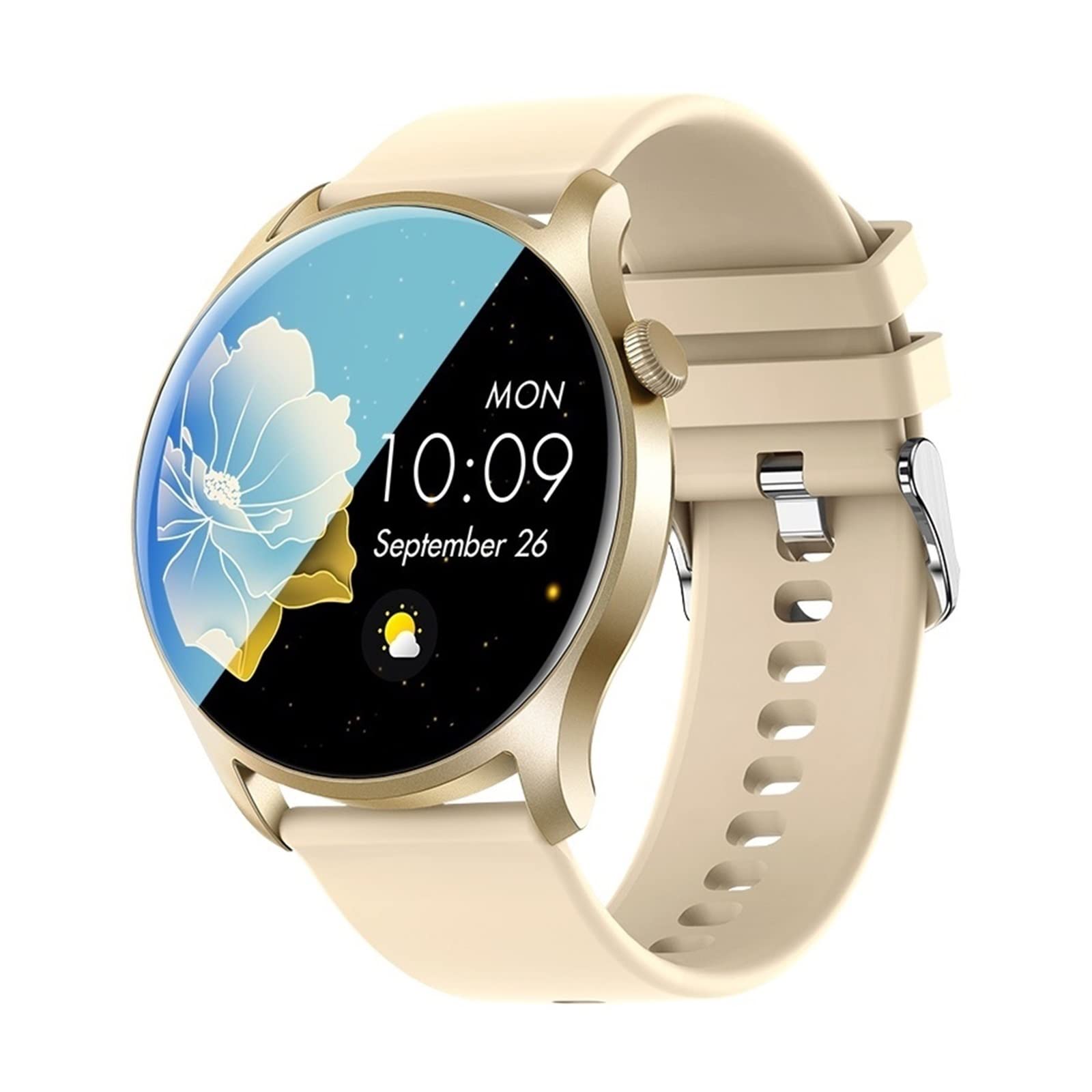 Smartwatch Donna AKEDA 1.27" Schermo Rotondo - Fitness Tracker Con Cardiofrequenzimetro, Sonno, Impermeabile IP67