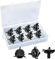 Vista 1 de 8 piezas de tornillos para casco de motocicleta - Tornillos para visera de casco de motocicleta, accesorios para casco, kit de tornillos para visera