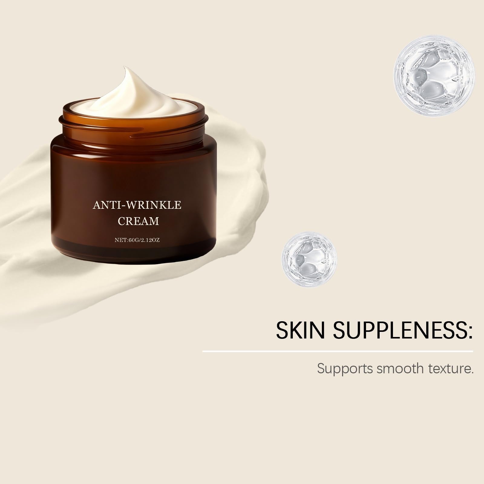Retinolo Crema Antirughe Retinolo Crema Idratante Retinols Collagene Crema Viso Solido Solleva La Pelle Crema Viso Profonda Idratante Riduce Effettivamente Le Rughe Linee Sottile (8 pezzi)
