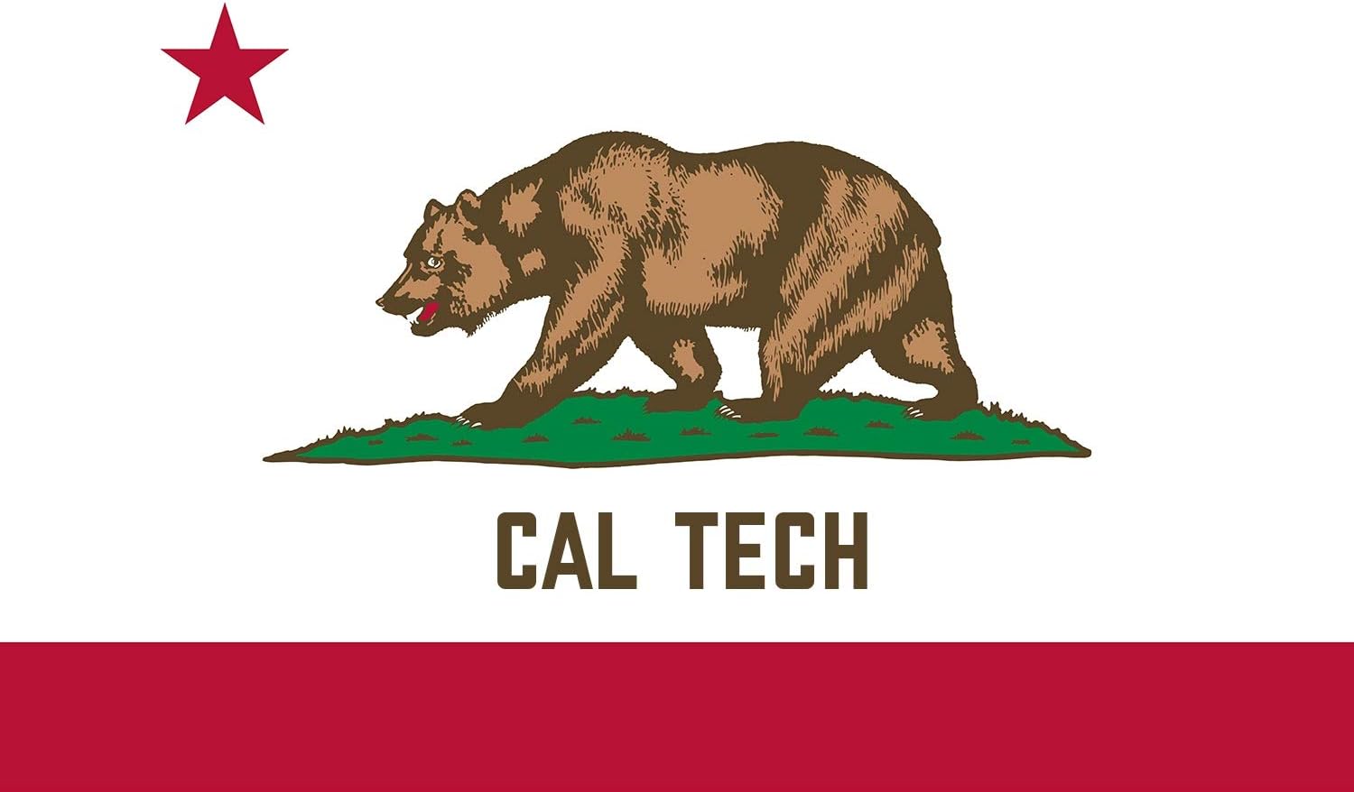 Cal Tech California Flag Sticker Decal Mega Deal | 7 Stickers | Waterproof | UV Fade Resistant