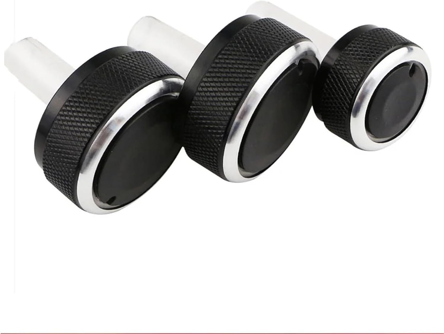 Car Air Conditioning Control Switch Button Compatible for VW GOLF 4 MK4 Passat B5 Bora(Black)