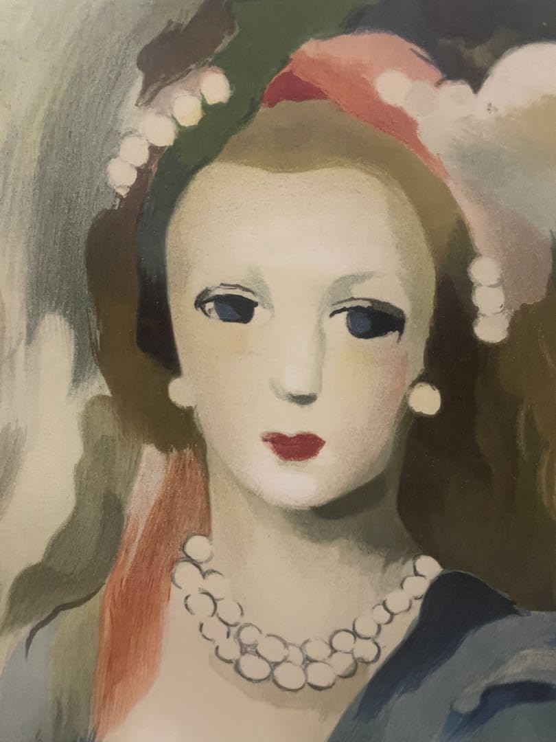 Amazon.co.jp: マリー•ローランサン リトグラフ 作品名 婦人