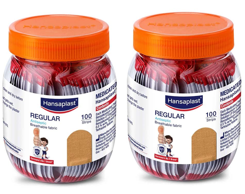 all purpose antispetic regular Bandage (100 strips) - 2 pack …