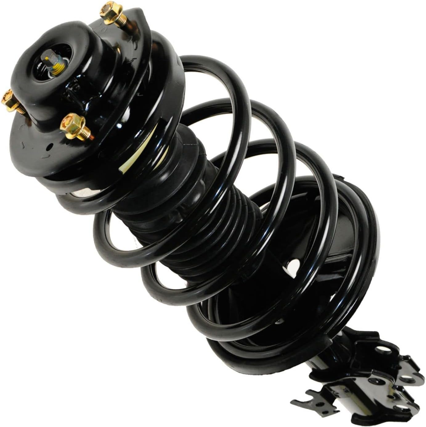 TRQ Front Driver Side Strut and Spring Assembly Gas Charged Coil Spring Compatible with 1992-1994 Lexus ES300 1992-1994 Toyota Camry
