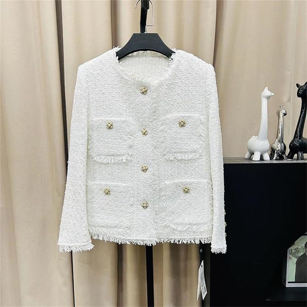 Women And Comfortable Tweed For Ladies With Design And Temperament Jacket