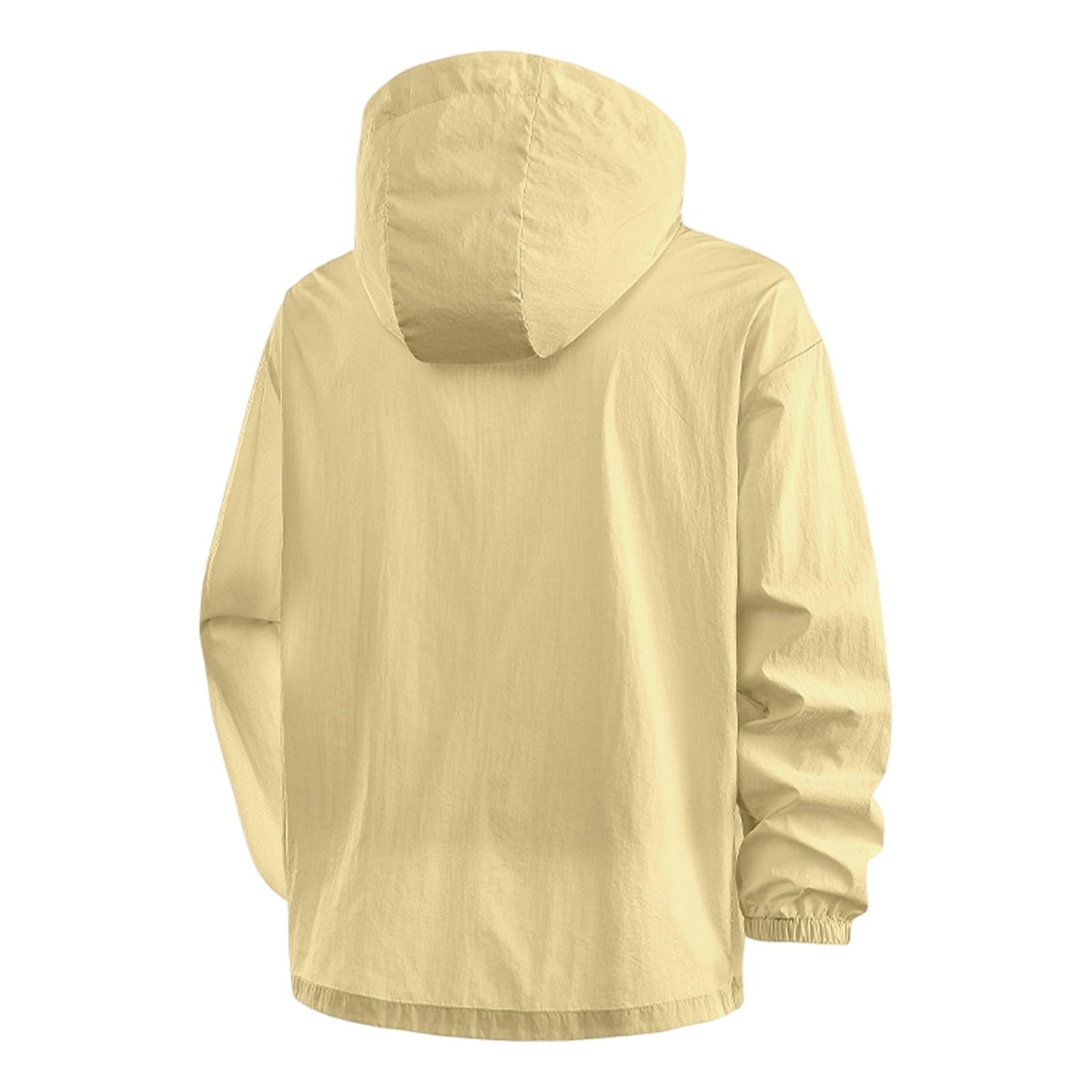 T-Shirt Sportive da Uomo Protezione Solare Rashguard UPF 50+ Maglietta Anti UV con Cappuccio Sportiva Rashguard Uomo Maniche Lunghe Traspirante Veloce Rapida per Surfing Camicia Pesca