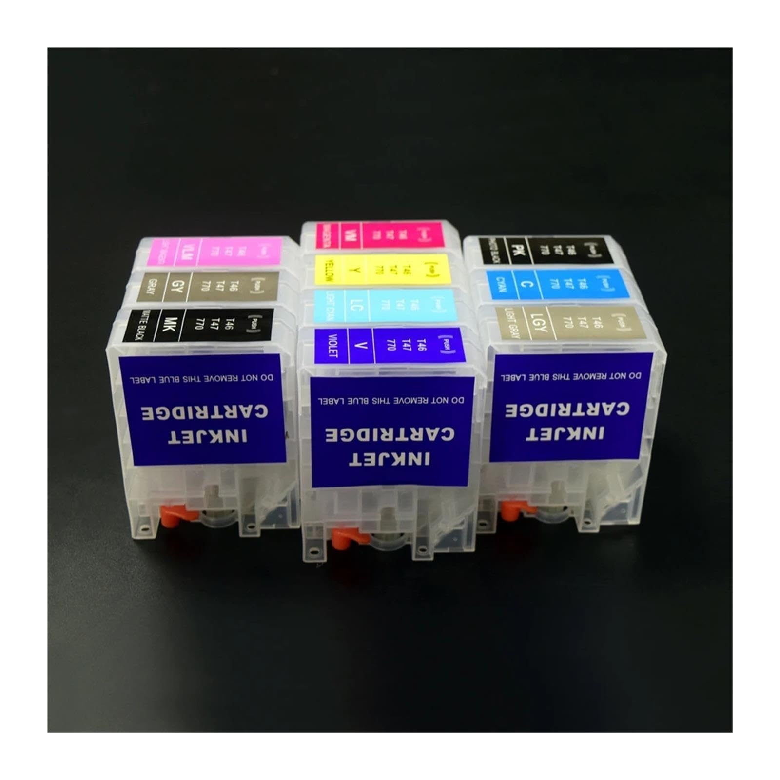 10pcs Cartucho de Tinta vacío T46S T47A Compatible con Epson SureColor