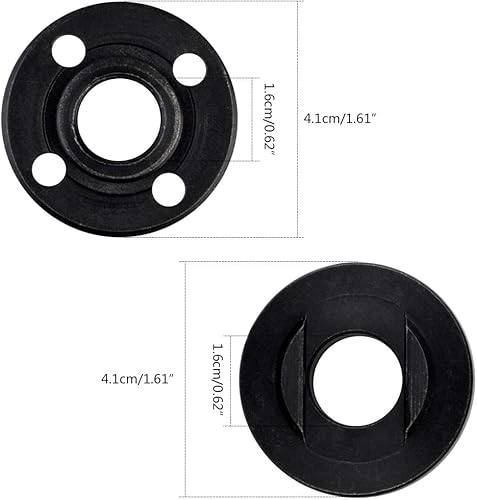 Miniatura 3 de Llave angular de brida de amoladora, tuerca de bloqueo de metal para compatible con Dewalt Milwaukee 193465-4 Bosch Black Decker Ryobi Makita 5