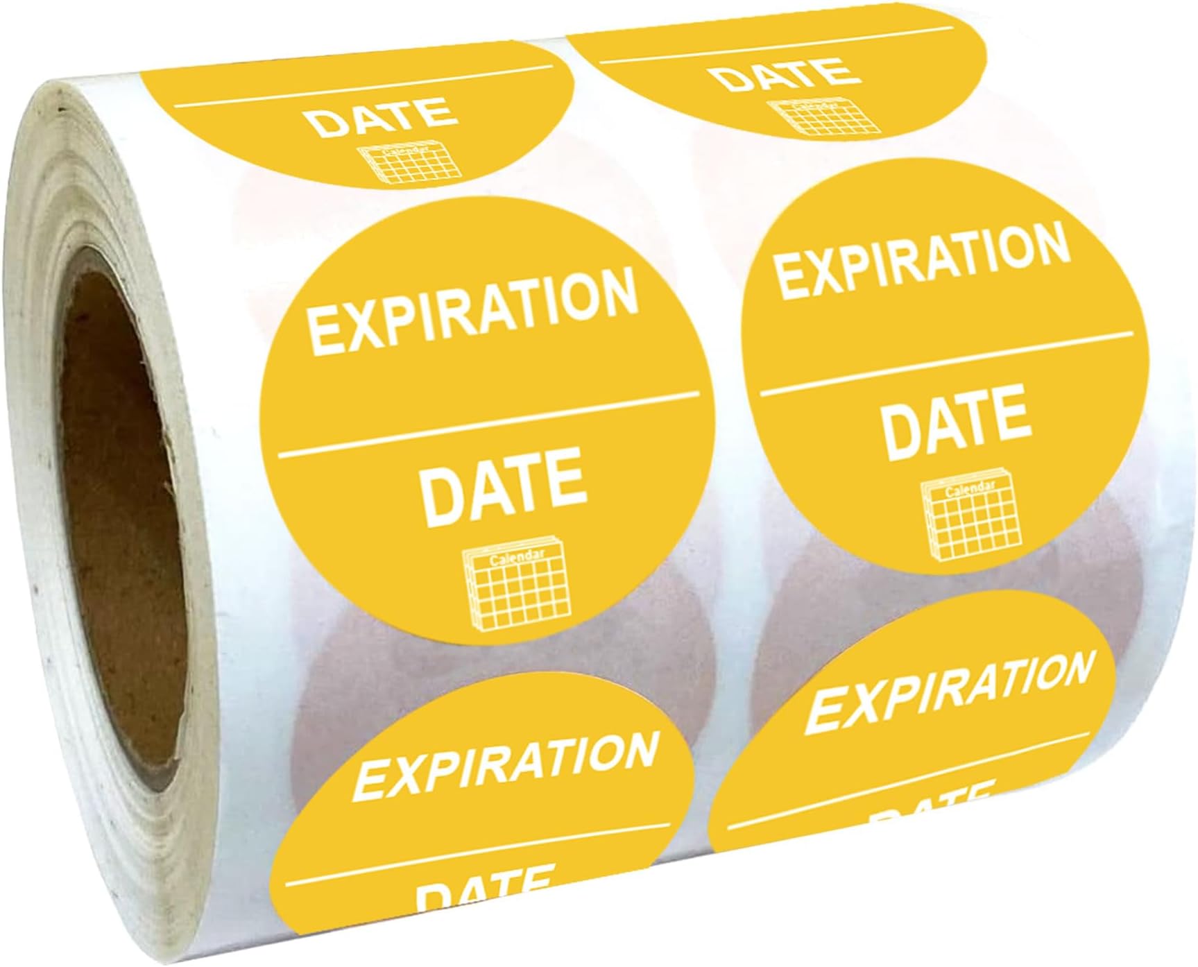 Expiration Dates Stickers Shelf Life Stickers 1 Inch Medication Instruction Healthcare Paper Label 500 Pcs Exp Date Management Sticker for Inventory Pills Organized Track Dot Sticker Drugs Labels