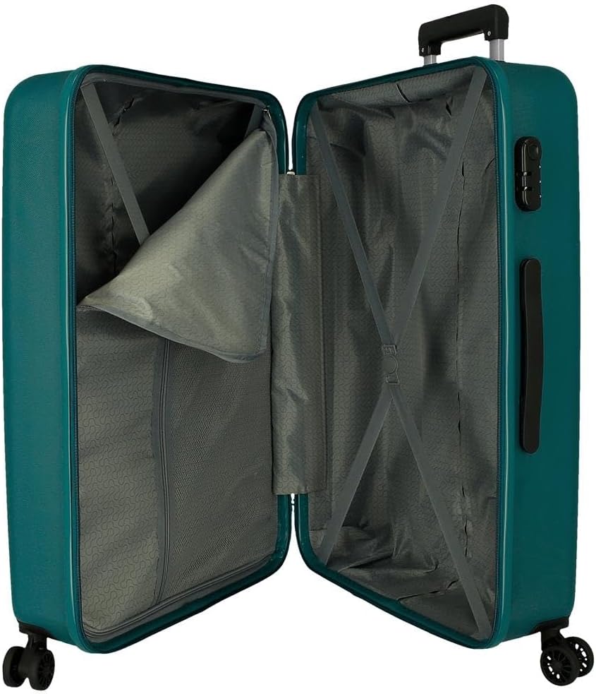 Plain Medium Suitcase, Green, Einheitsgröße