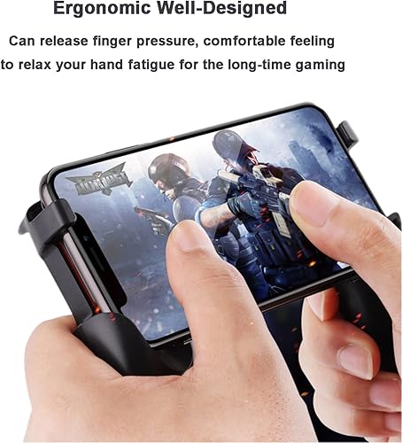 Miniatura 6 de Mobile Phone Game Controller Grip With Triggers Cooling Fan Mobile Gaming Handle Case With Cooler Radiator Joystick For 4-67 Phone iPhone Android