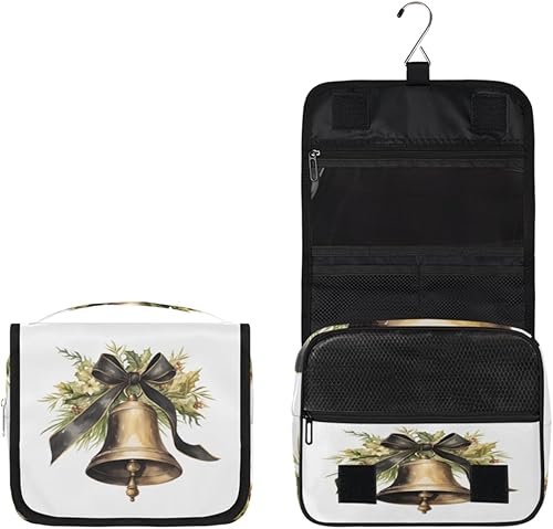 Miniatura 2 de Christmas Fun Design Toiletry Bag for Women, Travel Makeup Organizer with Hanging Hook, Traveling Cosmetic Bags for Toiletries Accessories