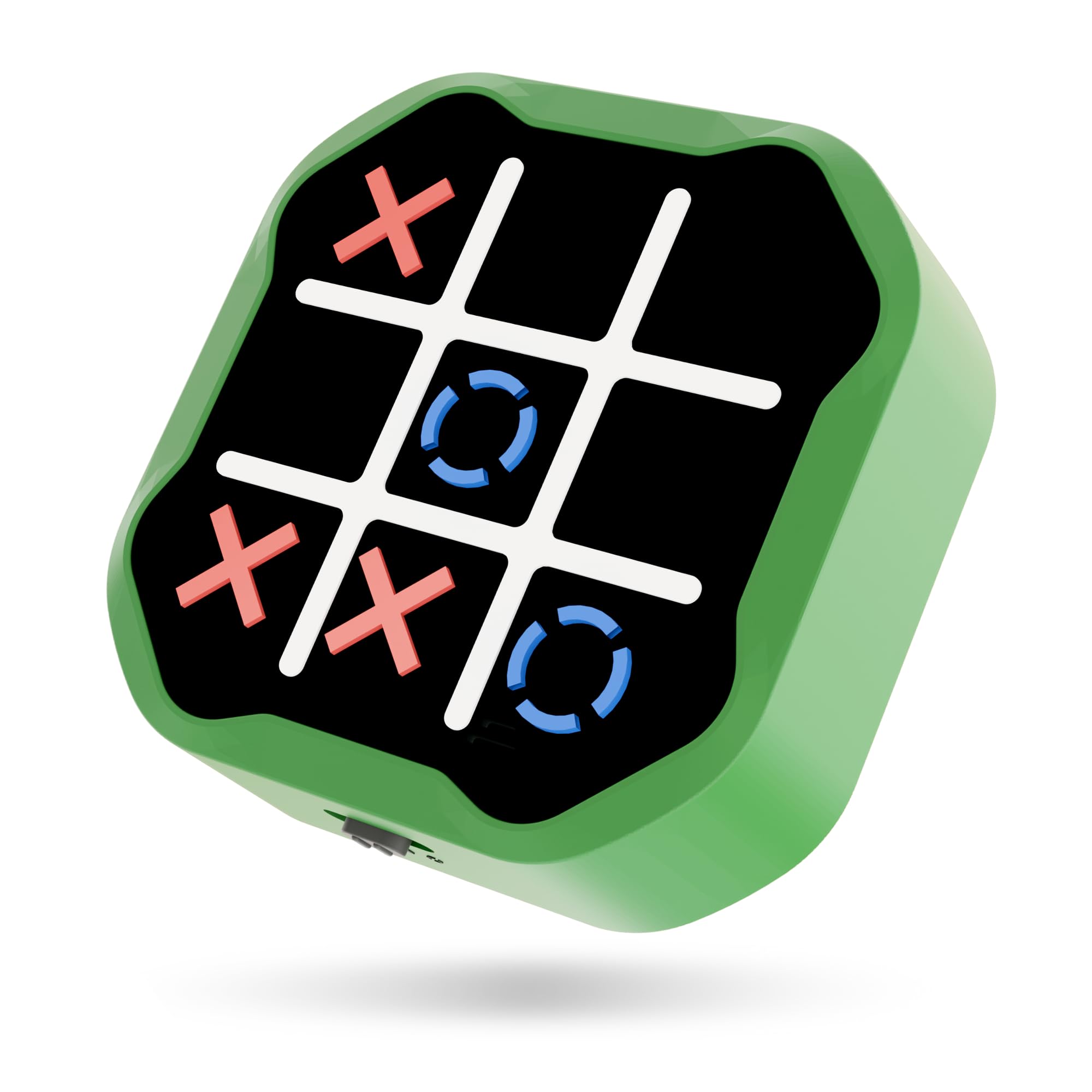 3-in-1 Electronic Tic Tac Toe Toy, Family Travel Game for Kids and Adults, Handheld Game Gift with Silent Mode