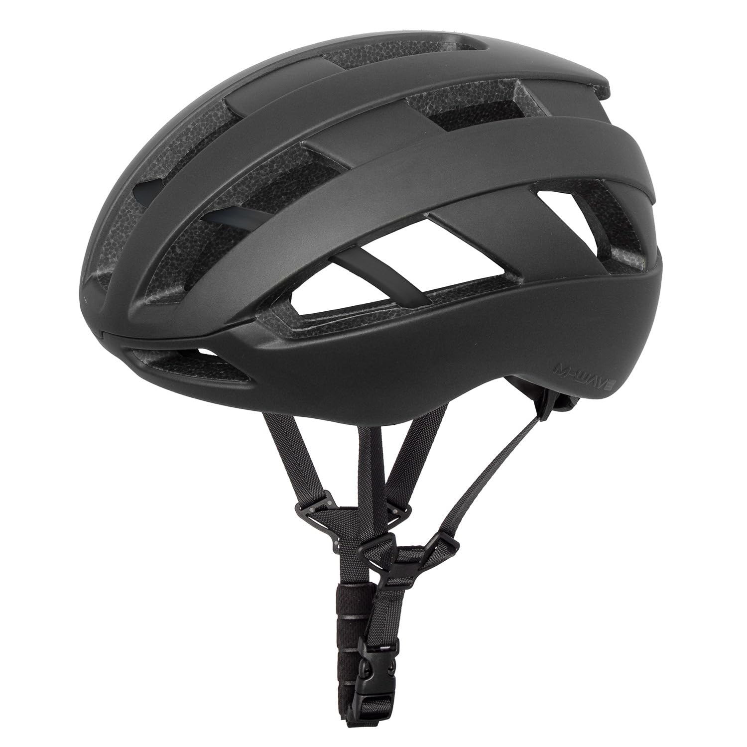 M-Wave - Casco per bici da corsa, colore: Nero opaco, M 55-59 cm, PACE GR