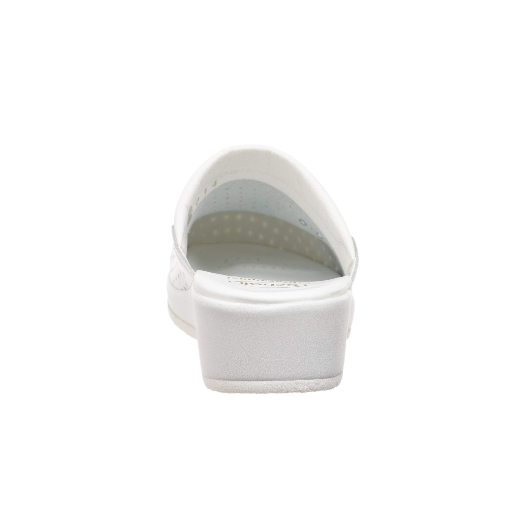 Scholl Clog Backguard, Zoccoli Sanitari Medicali Unisex - Adulto, Bianco, 41 EU