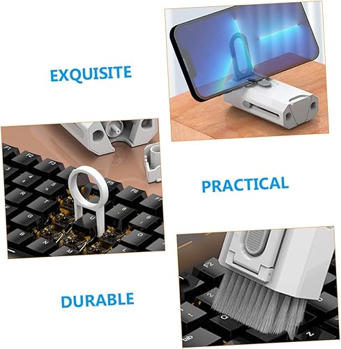 Miniatura 2 de Gatuida 2 unids pluma limpiador portátil con cepillo teclado kit de limpieza herramienta limpiador para auriculares caso auriculares limpieza