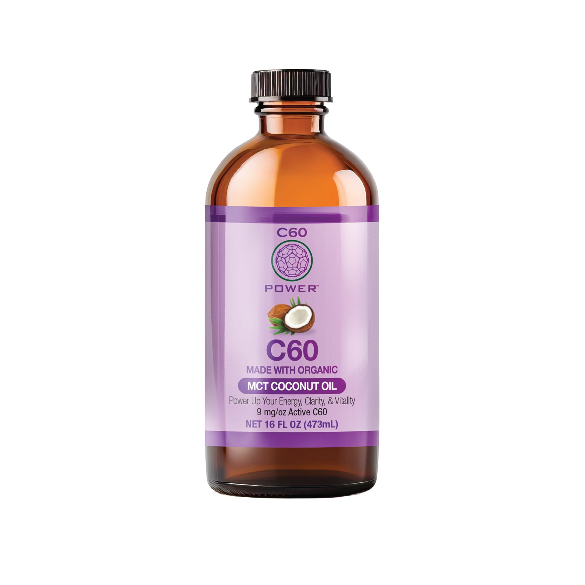 Amazon.com : C60 Power C60 in Organic MCT Coconut Oil - Natural