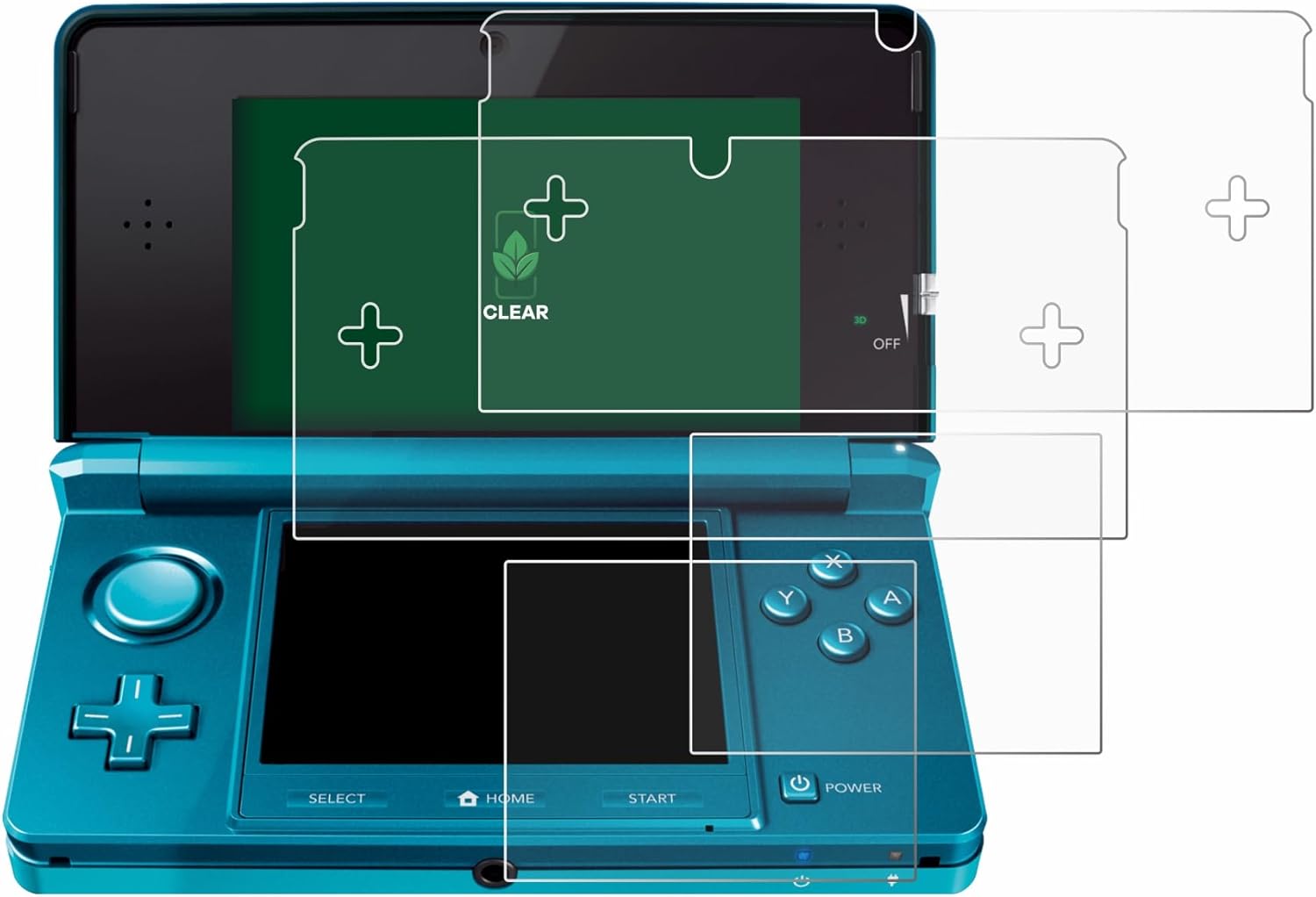 (2 Pack Screen Protector Compatible with Nintendo 3DS [Sustainable Screen Protection, Clear, Anti-Scratch]