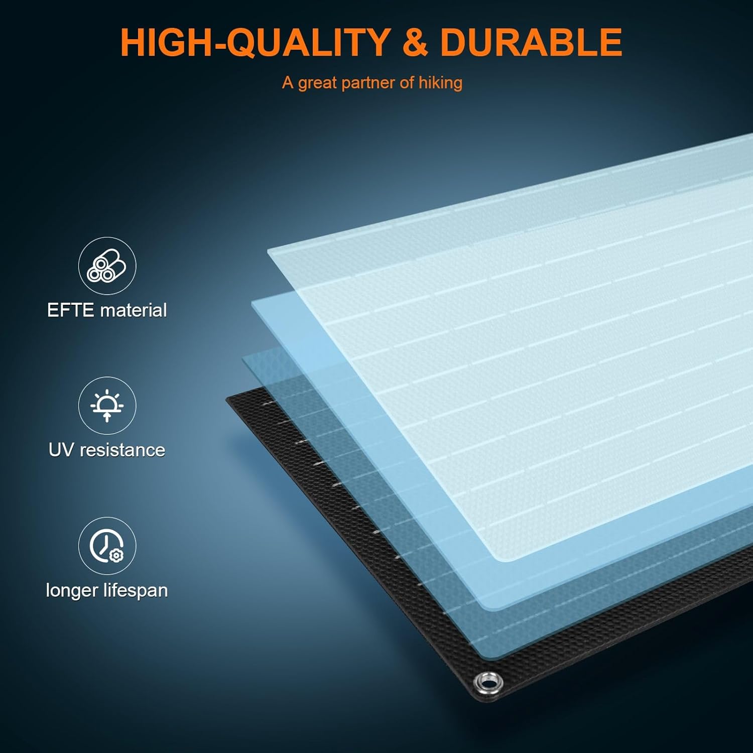 VLAIAN 30W 100W 200W 400W Solar Panel,Portable Foldable Solar Panel Kit,Black with Carrying Case (30W) - Image 5