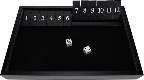 Miniatura 10 de WE Games juego de madera Shut the Box con 12 números