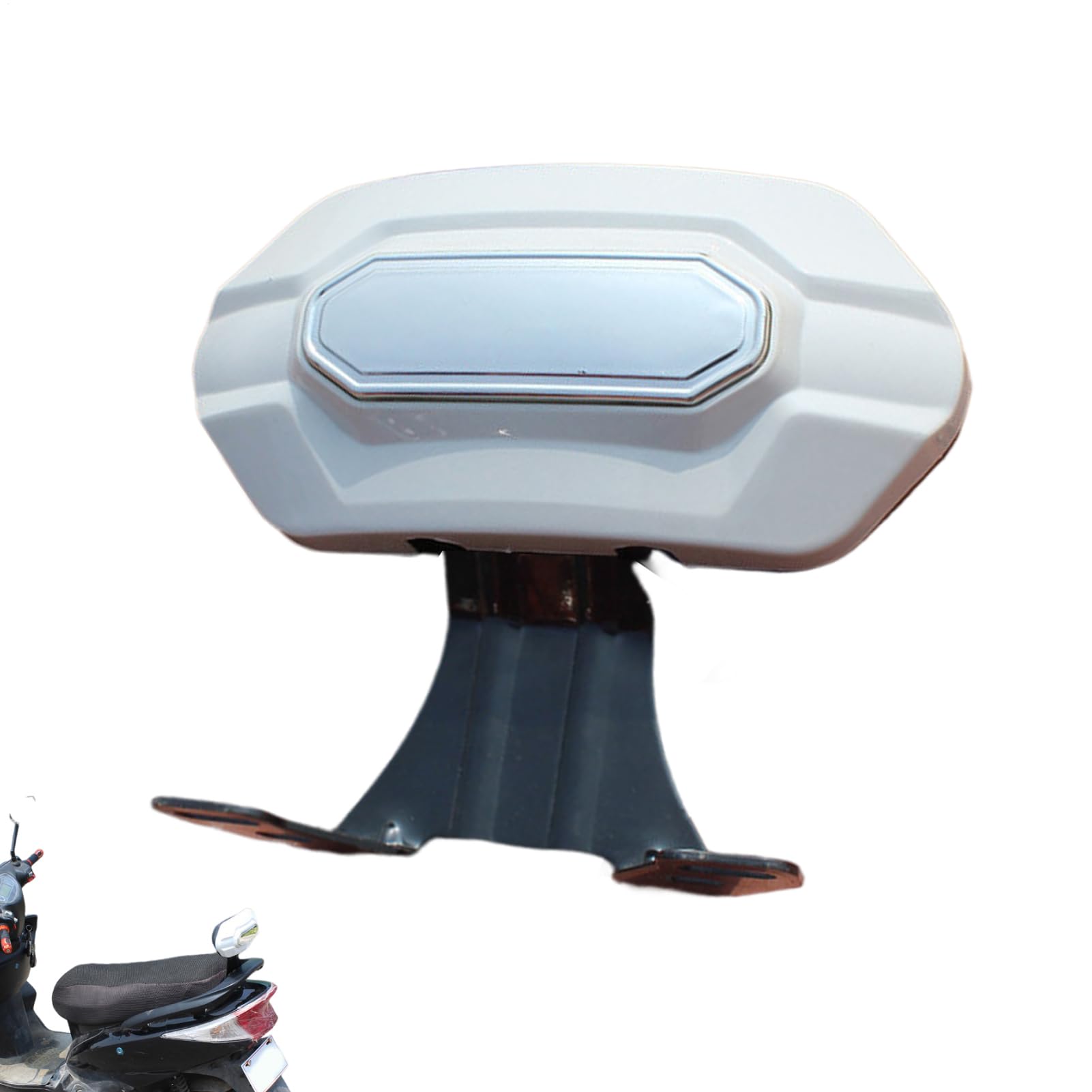Road Glide Schienale | Supporto imbottito per bicicletta, supporto posteriore staccabile, per bicicletta, scooter elettrico, moto