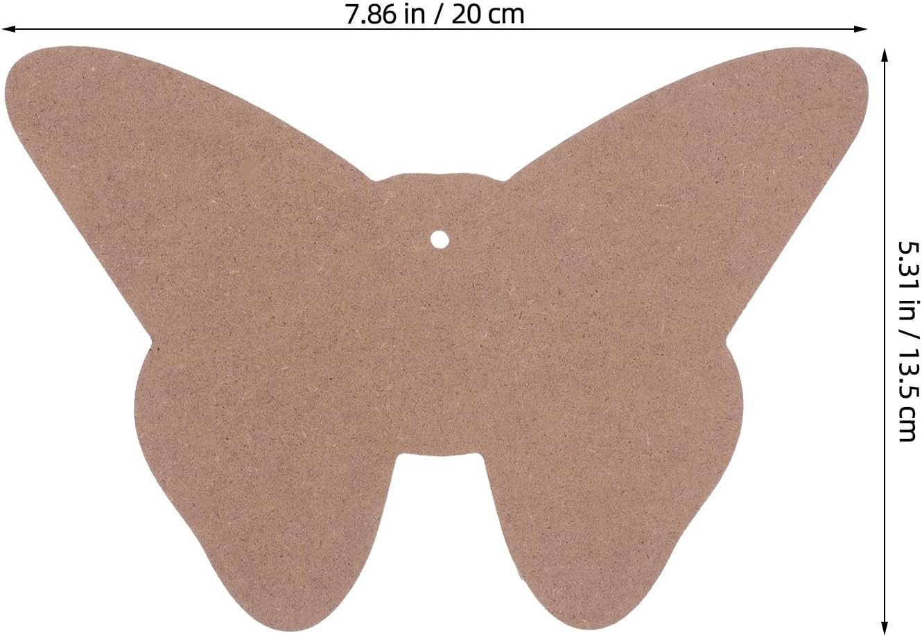 2pcs Butterfly Wooden Mosaic Coaster Base for Crafts