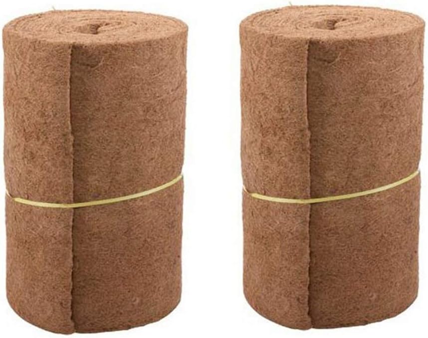 Jennles Coco Liner Roll Basket Hanging Pad Garden Plants Flowerpot Basket Coco Fiber