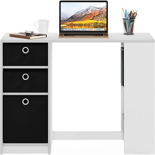 Miniatura 15 de Furinno Econ - Escritorio multiusos para computadora, color cereza claro/negro cereza claro/ negro,Espresso,Roble