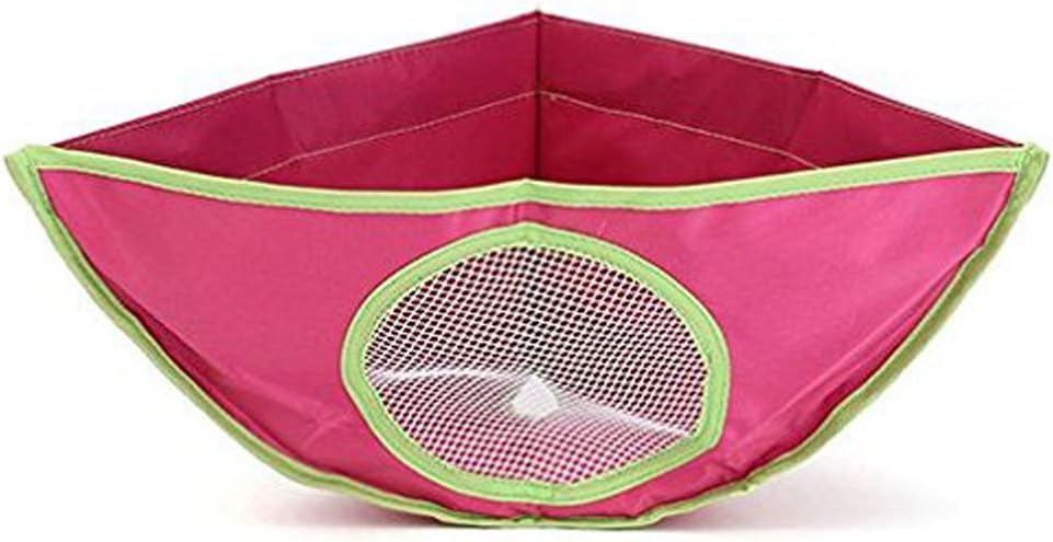 Mom Miya Baby Bath Toy Waterproof Triangle Bag Corner Organizer Storage Bag Pouch With 4 Extra Strong Suction Cups (Pink)