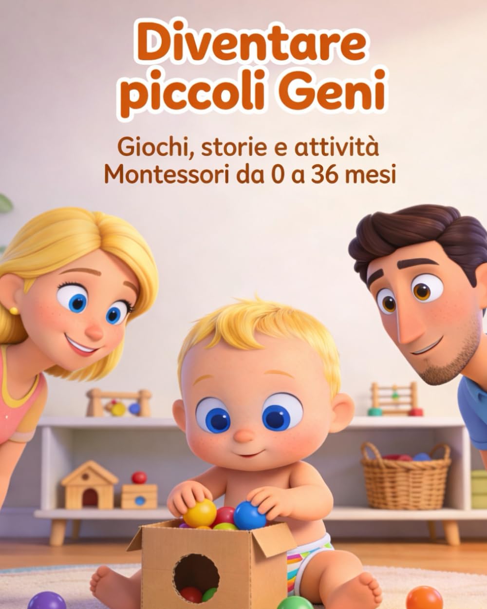 Diventare Piccoli Geni: Il primo libro di attività Montessori per bimbi 0-3 anni! (Il Viaggio Montessori: dalla nascita all’indipendenza)