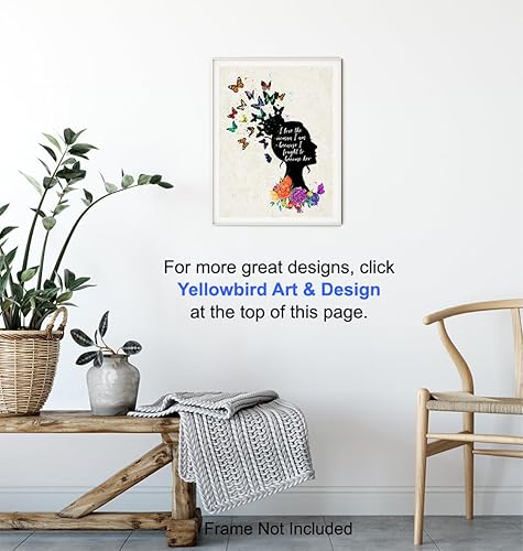 Vista 14 de Positive Quotes Wall Art & Decor - Inspirational Sayings for Wall Decor- Encouragement Gifts for Women, Best Friend, Girls, Teens - Motivational