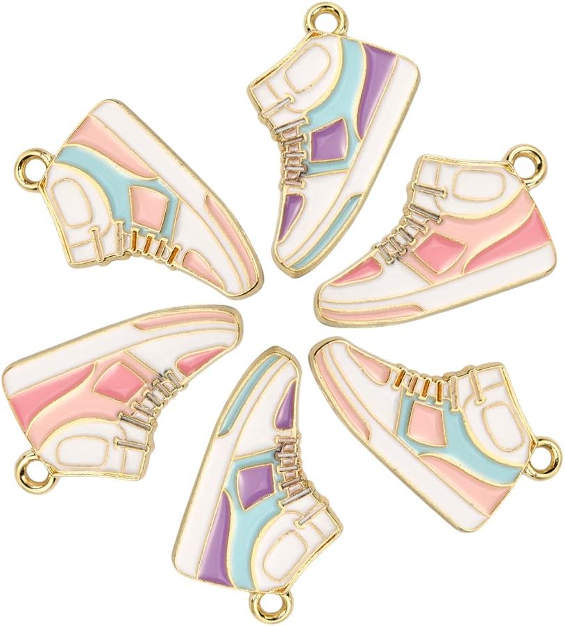 KitBeads Enamel Charms Gold Plated Charms Pendant for Jewelry Making Necklace Earring DIY Crafting Charms