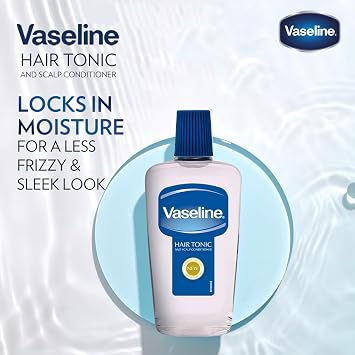 Vaseline Hair Tonic and Scalp Conditioner | Mens Retro Hair Shine, Styling and Conditioning Tonic for Dry Scalp | Small Bottle 200ml